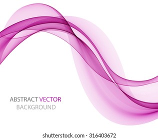 Abstract pink wave