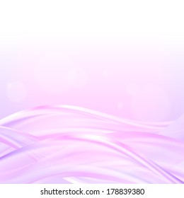 Abstract pink wave background
