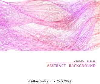 Abstract pink wave background