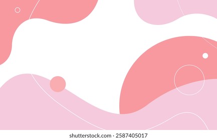 Abstract pink wave background design. Eps10 vector