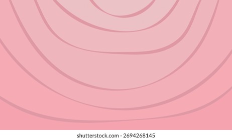 abstract pink wave background with line vector design