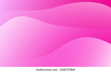 Abstract pink wave background. Vector illustration