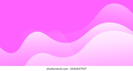Abstract pink wave background. Vector illustration