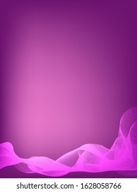 Abstract pink wave background vertical layout