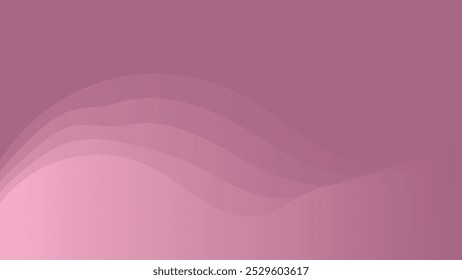 abstract pink wave gradient background vector design