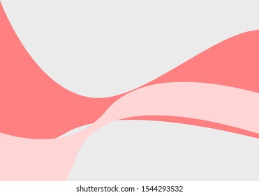 abstract pink wave on gray background