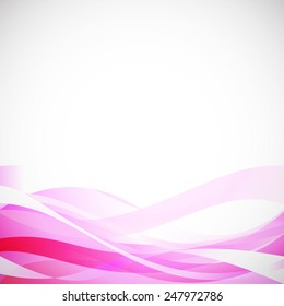 Abstract Pink Wave Pattern Background Vector Stock Vector (Royalty Free ...