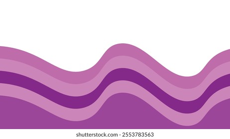 Abstract pink wave smooth element design for backdrop or presentation