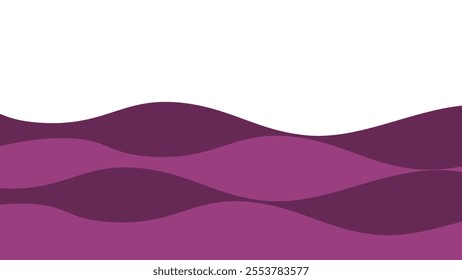 Abstract pink wave smooth element design for backdrop or presentation