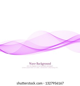 Abstract pink wave stylish background