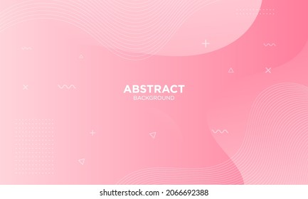 Resumen Fondo geométrico de las ondas rosadas. Diseño de fondo moderno. color de gradiente. Composición de formas fluidas. Apto para el diseño de la presentación. sitio web, carteles, fondos de pantalla, folleto, carteles