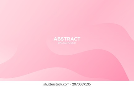 Abstrakte rosafarbene Wellen, geometrischer Hintergrund. Modernes Hintergrunddesign. Farbverlauf-Farbe. Zusammensetzung der flüssigen Formen. Geeignet für Präsentationsdesign. Website, Banner, Wallpaper, Broschüre, Poster