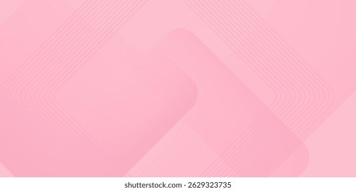 Abstract Pink waves geometric background. Modern background design. gradient color. Fluid shapes composition. Fit for presentation design. website, banners, wallpapers, brochure, posters
