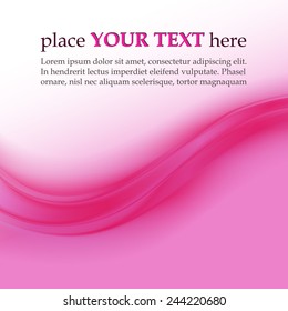 Abstract pink wavy background