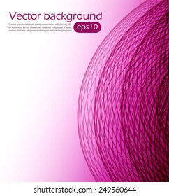 Abstract pink wavy background