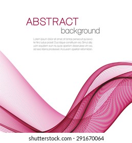 Abstract pink wavy background