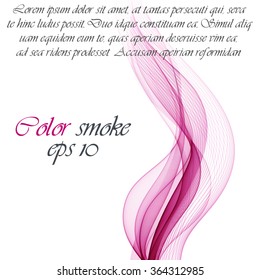 Abstract pink wavy background