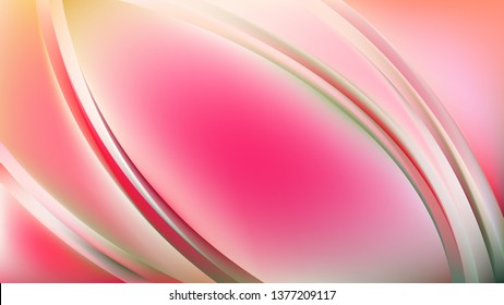 Abstract Pink Wavy Background Vector