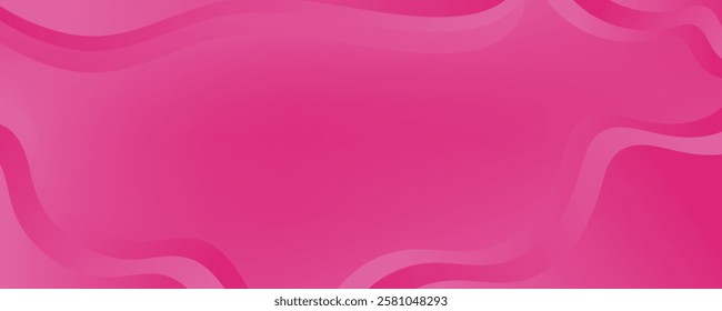 Abstract pink wavy background. vector design concept. Decorative web layout or poster, banner