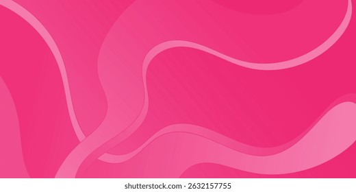 Abstract pink wavy background. vector design concept. Decorative web layout or poster, banner