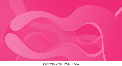 Fundo ondulado rosa abstrato. conceito de design vetorial. Cartaz ou layout decorativo da web, faixa