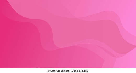 Abstract pink wavy background. vector design concept. Decorative web layout or poster, banner