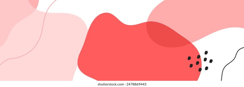 Fondos ondulados Abstractas. Dibujado a mano varias Formas y objetos de garabato. Modernas Ilustraciones vectoriales orgánicas contemporáneas de moda. Cada fondo está aislado. Colores pastel