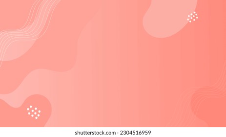 Abstract pink wavy backgrounds. Minimalist gradient background. Modern trendy vector illustrations.