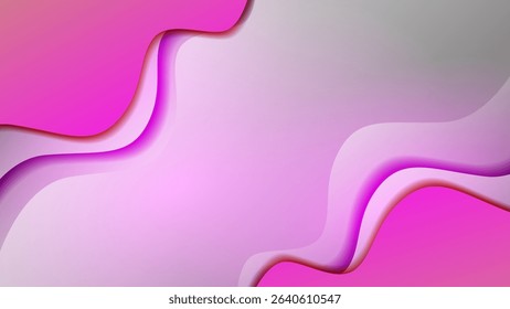 abstract pink wavy gradient background