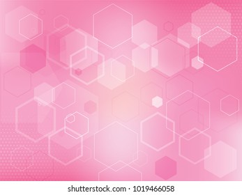 Abstract pink and white background