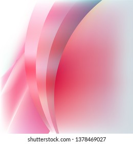 Abstract Pink and White Background Design