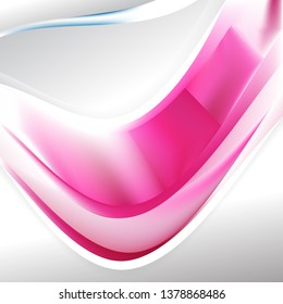 Abstract Pink and White Background Design