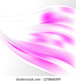 Abstract Pink and White Background Vector Illustration