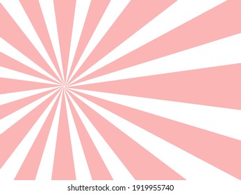 Ilustración de fondo de diseño retro de color rosa y blanco abstracto.