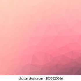 Abstract Pink and white abstract geometric backgrounds. Polygonal vector