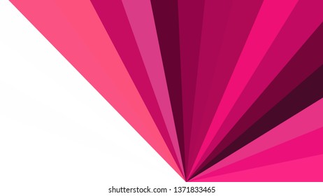Abstract Pink and White Geometric Shapes Background