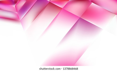 Abstract Pink and White Graphic Background