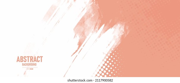 Resumen de fondo de textura rosa y de grunge blanco con vector de efecto medio.