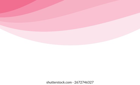 Abstract Pink and White Wave Background Design