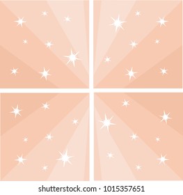 Abstract pink window style background with sparkles.  Transparent background (divider)  in vector file.