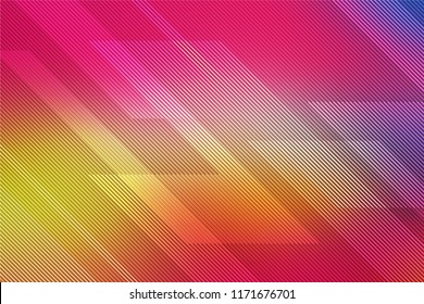 abstract pink and yellow background with lines