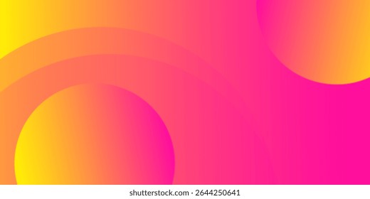 Abstract pink and yellow background. Liquid color background design.