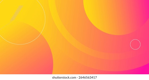 Fundo rosa e amarelo abstrato. Projeto de fundo de cor líquida. Composição em formas fluidas. Vetor Eps10
