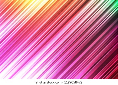 abstract pink and yellow background with particles motion illustration.