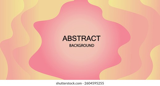 abstract pink yellow gradient background, business technology digital communication template, artificial intelligence illustration element, banner poster cover pattern vector