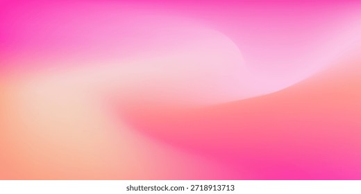 Fundo de cor de combinação suave, rosa abstrato, amarelo. Mesh menina de cor bonito. Lindos gradientes de cor. Ilustração vetorial.
