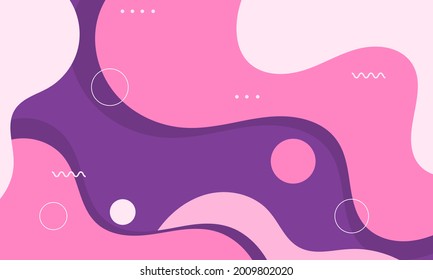 Abstract pink,purple geometric background. Modern background design. Liquid color. Fluid shapes composition. Fit for presentation design. website, basis for banners, wallpapers, brochure, posters