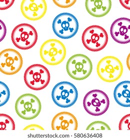 Abstract pirate symbol background