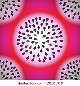 Abstract pitaya / pitahaya design background vector