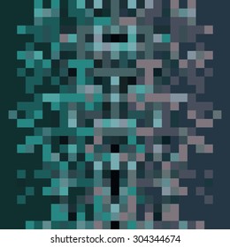 An abstract pixel art background